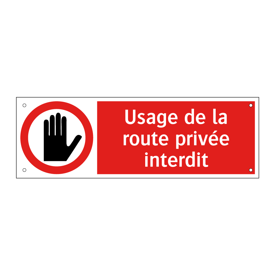 Usage de la route privée interdit