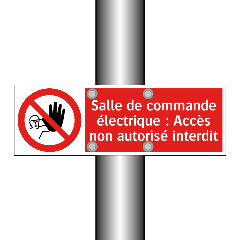 Salle de commande électrique : Accès non autorisé interdit