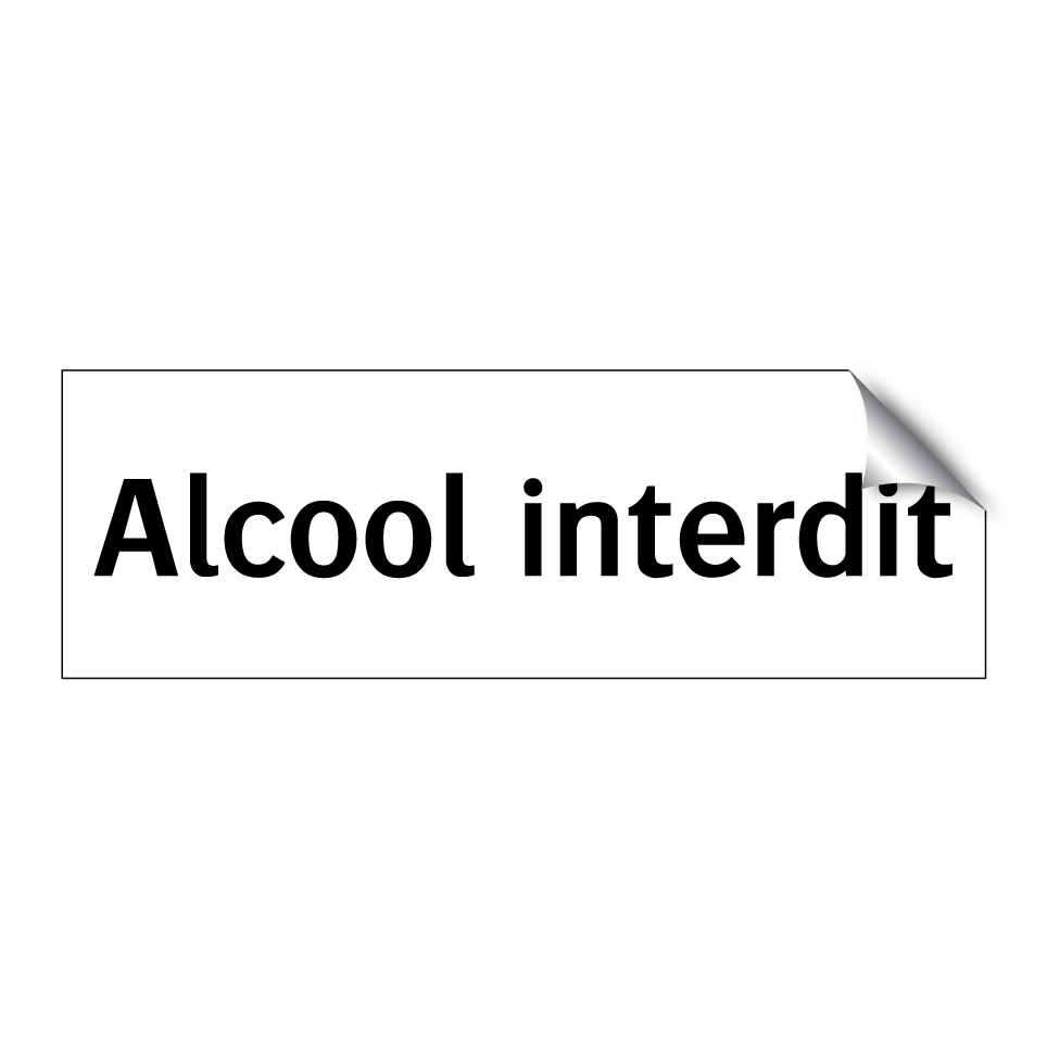 Alcool interdit