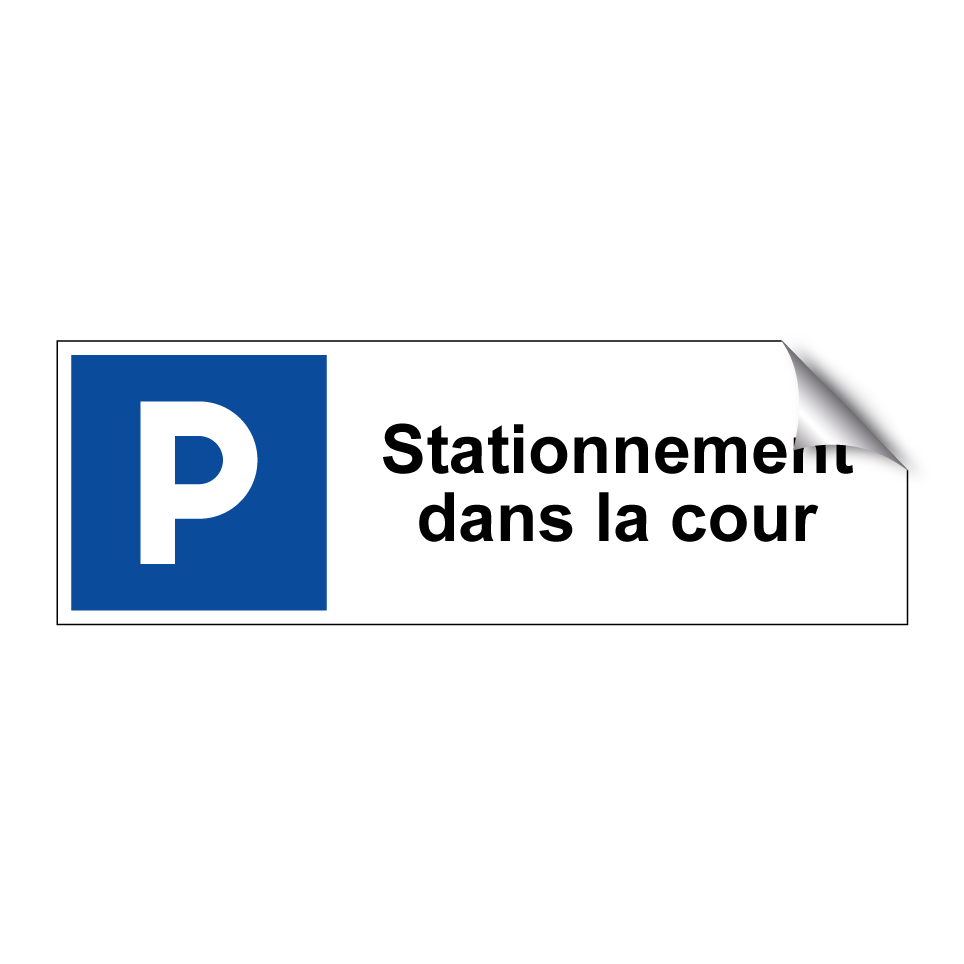 Stationnement dans la cour