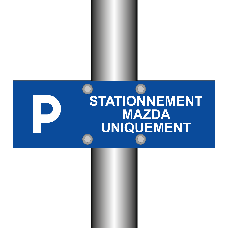 Stationnement Mazda uniquement