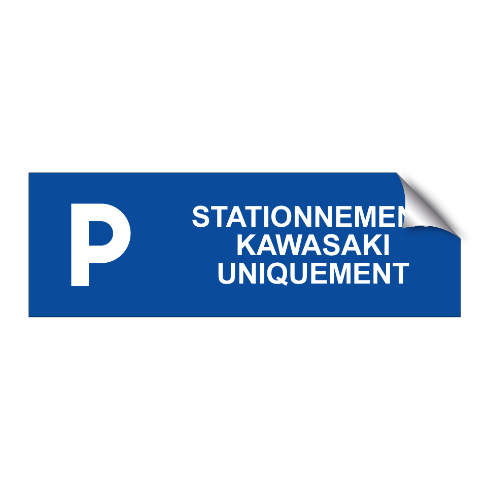 Stationnement Kawasaki uniquement