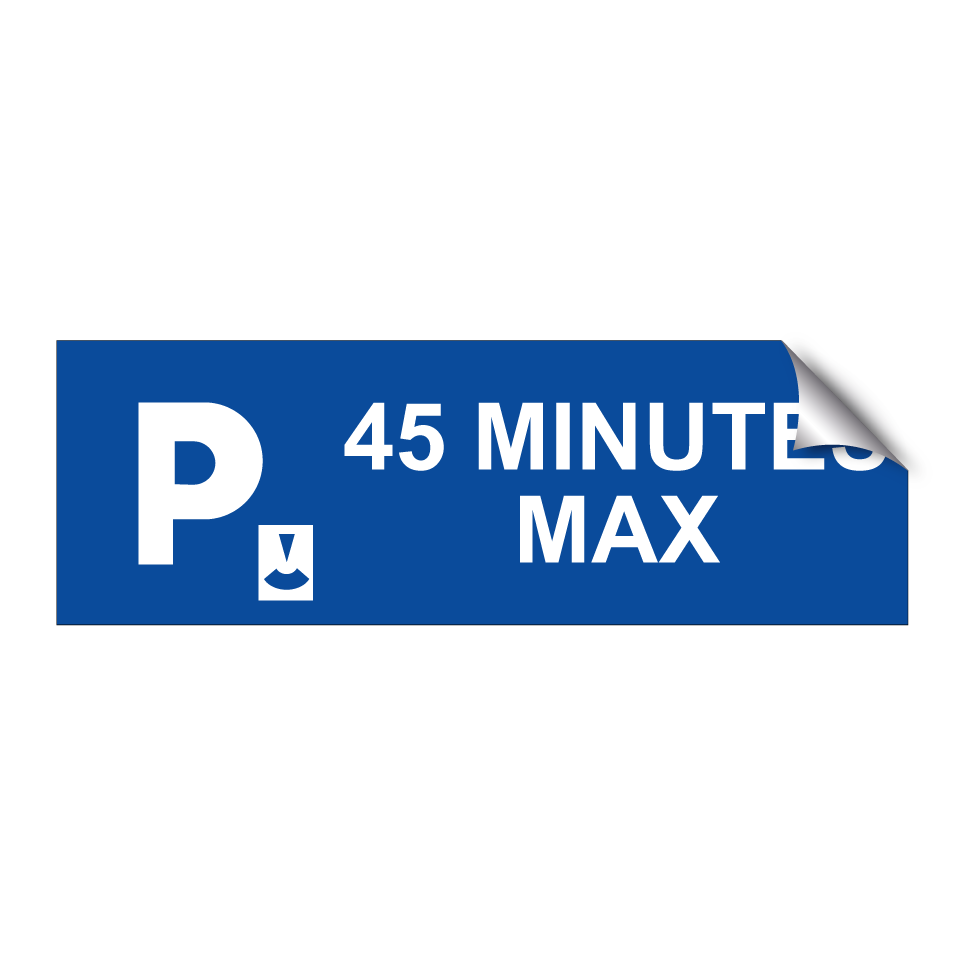45 minutes max.