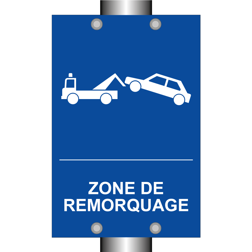 Zone de remorquage