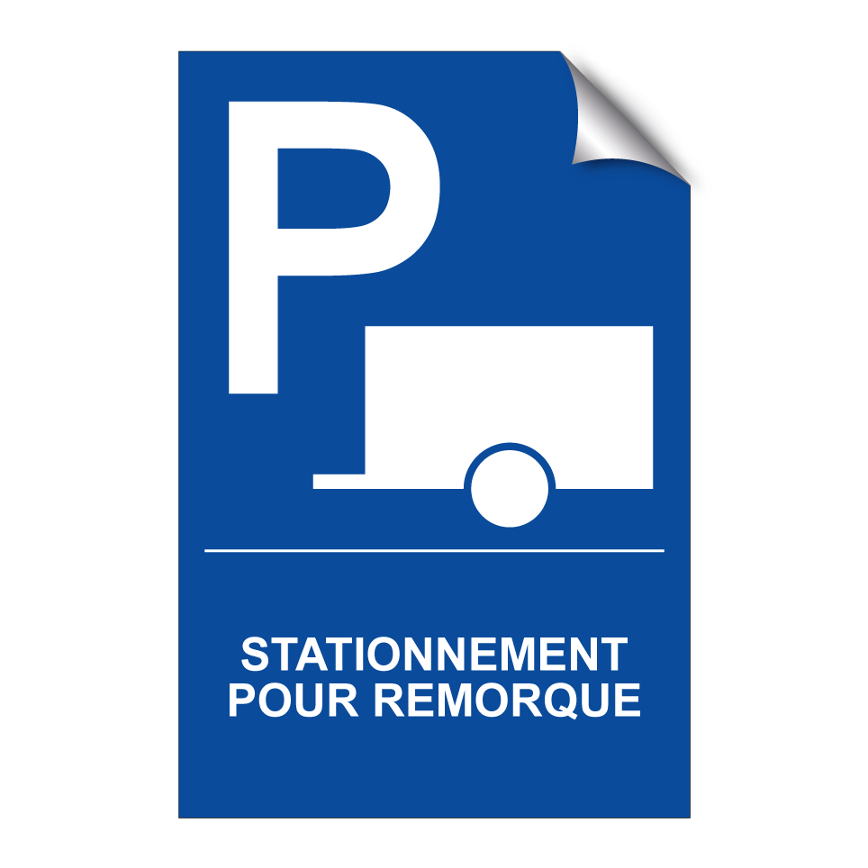 Stationnement pour remorque