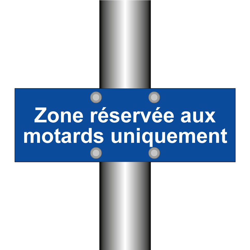 Zone réservée aux motards uniquement