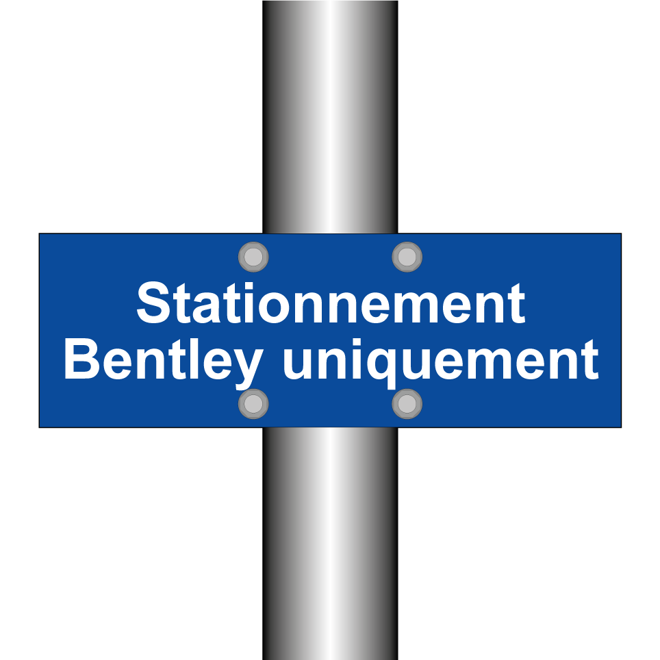 Stationnement Bentley uniquement
