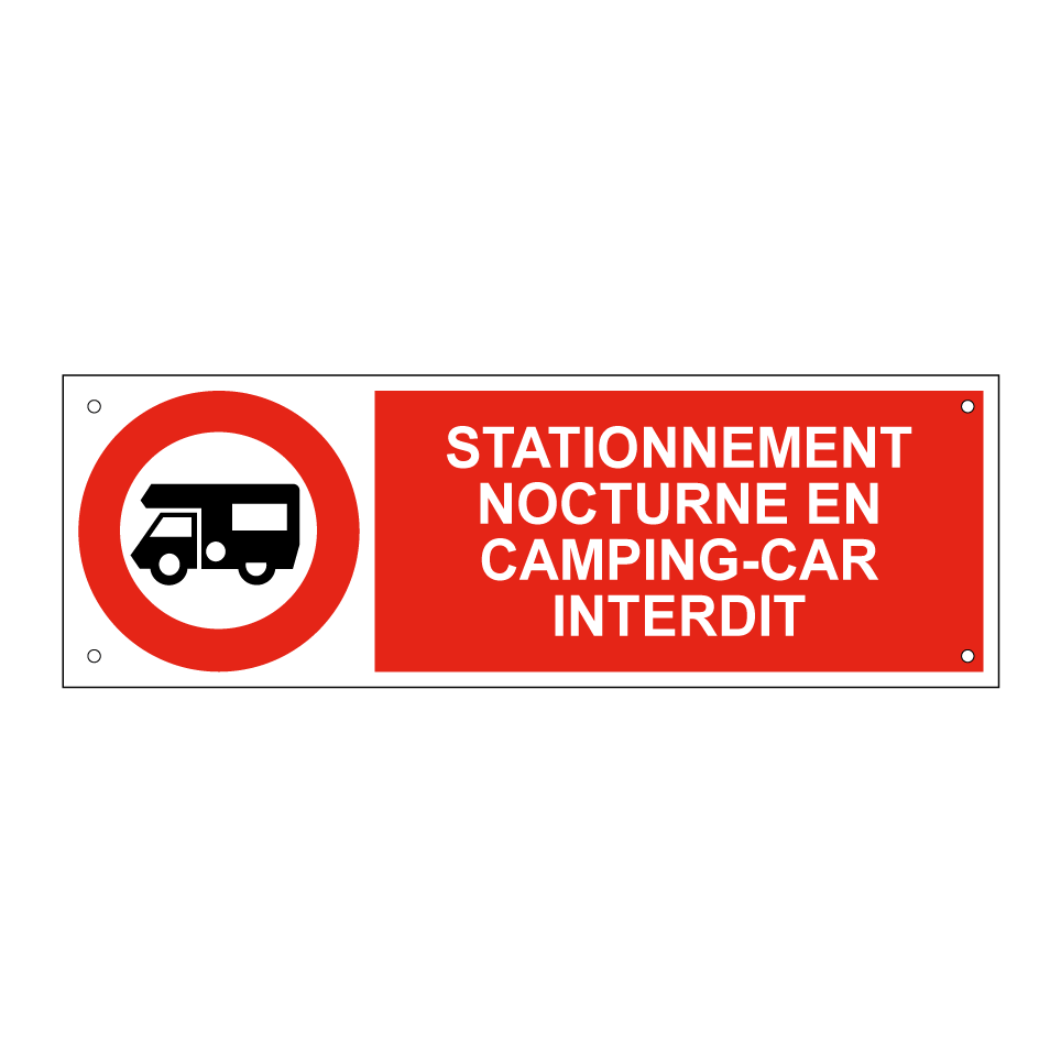 Stationnement nocturne en camping-car interdit