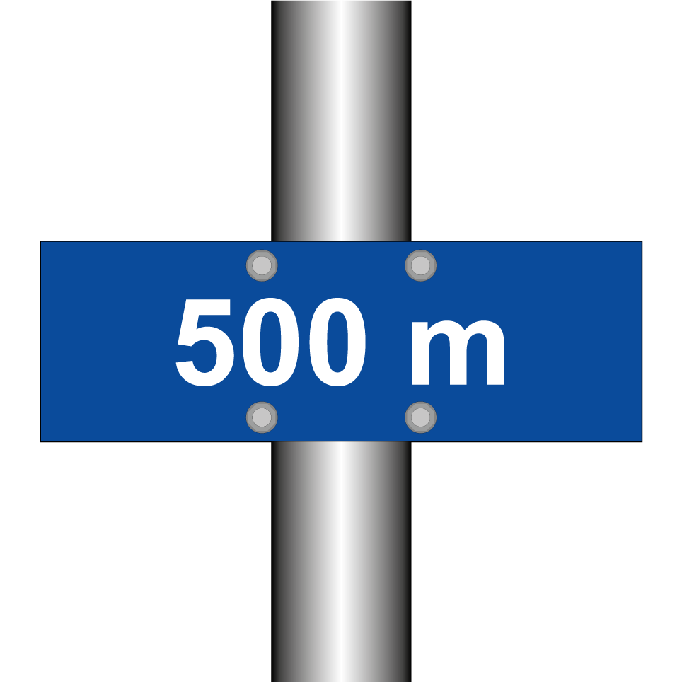 500 m