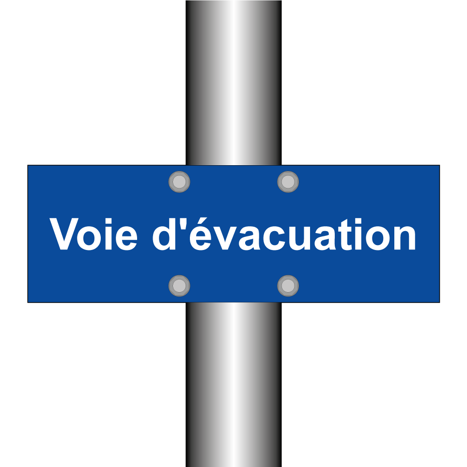 Voie d'évacuation