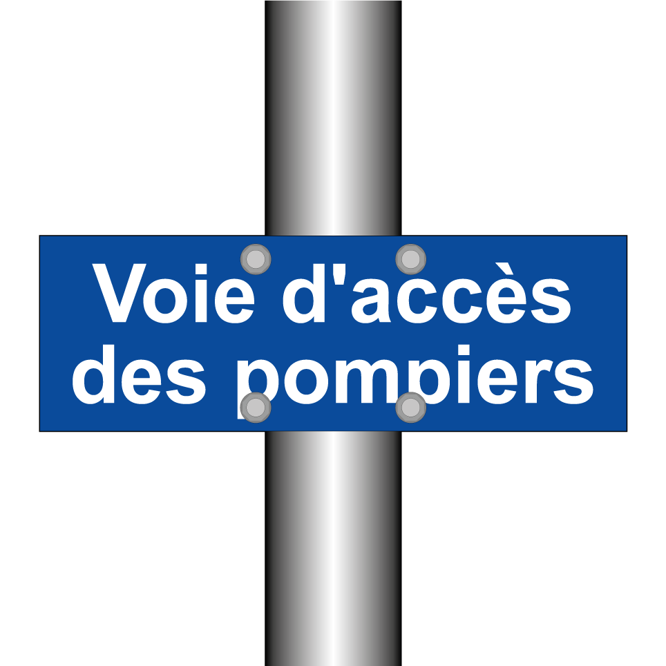 Voie d'accès des pompiers