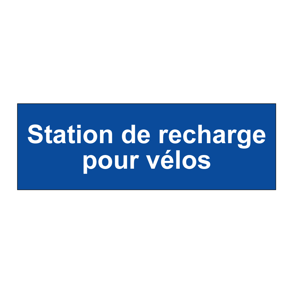 Station de recharge pour vélos