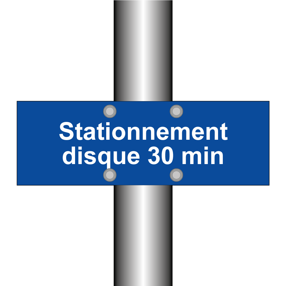 Stationnement disque 30 min