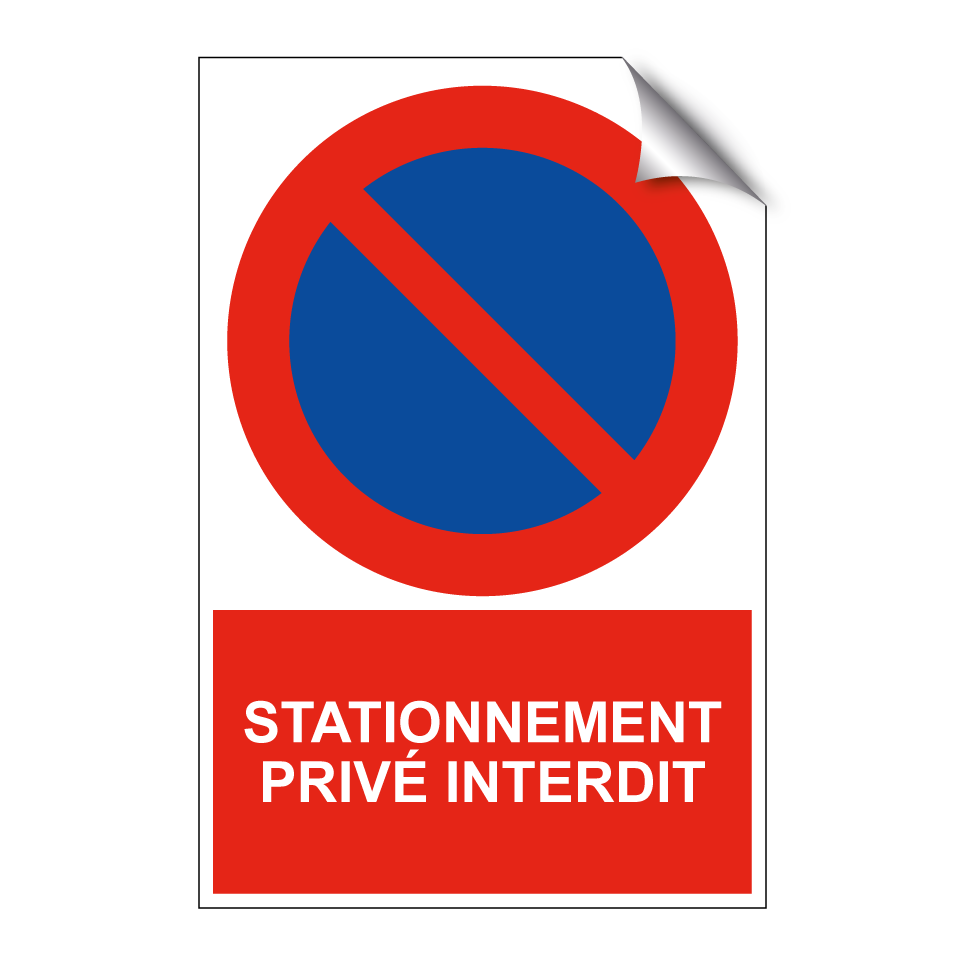 Stationnement privé interdit