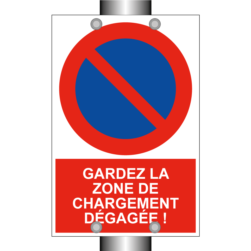 Gardez la zone de chargement dégagée !
