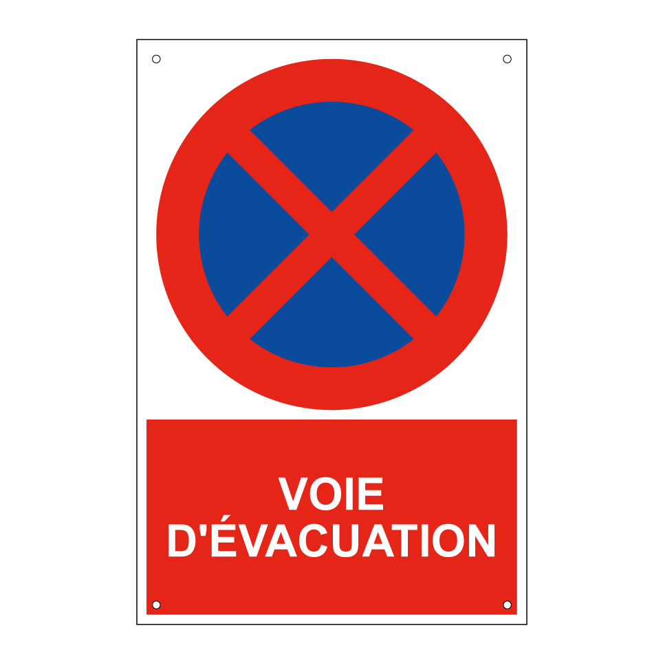 Voie d'évacuation