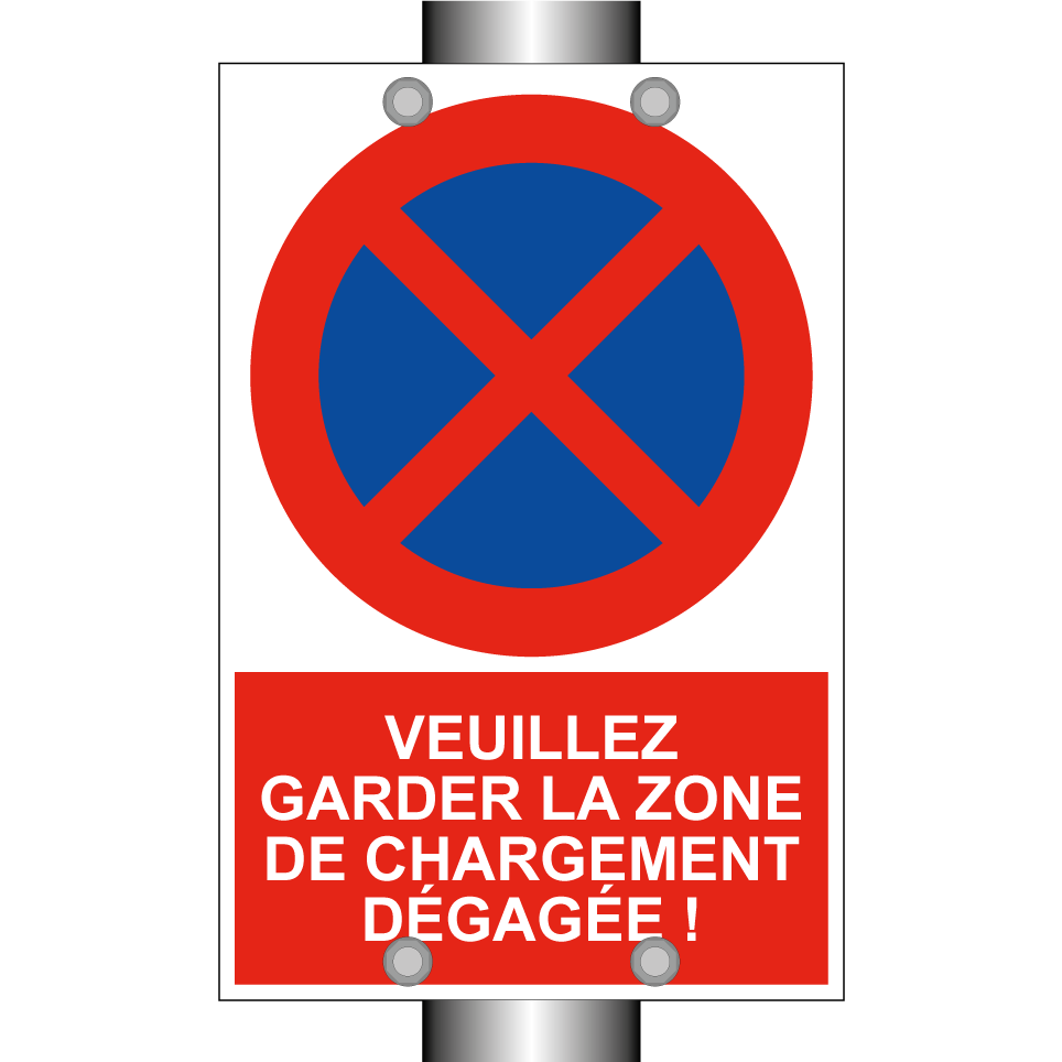 Veuillez garder la zone de chargement dégagée !