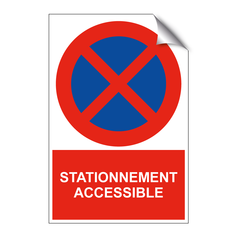 Stationnement accessible