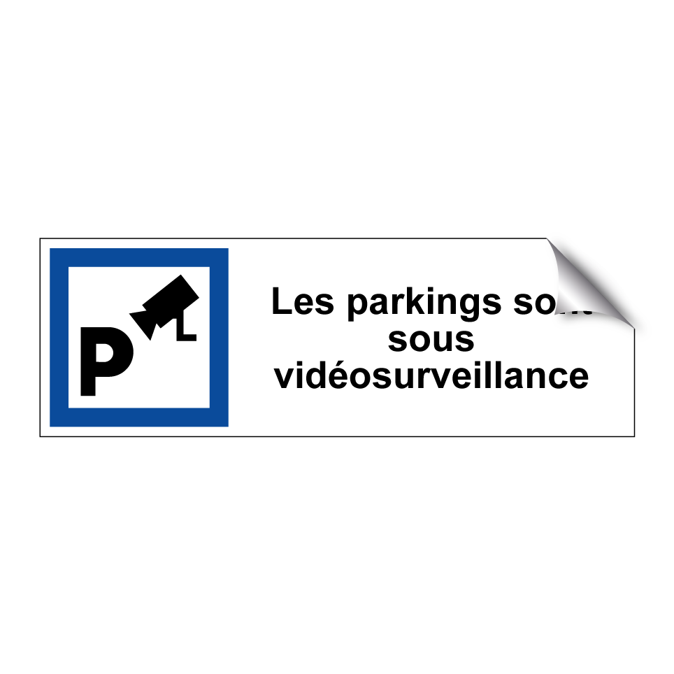 Les parkings sont sous vidéosurveillance