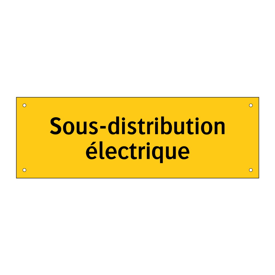 Sous-distribution électrique