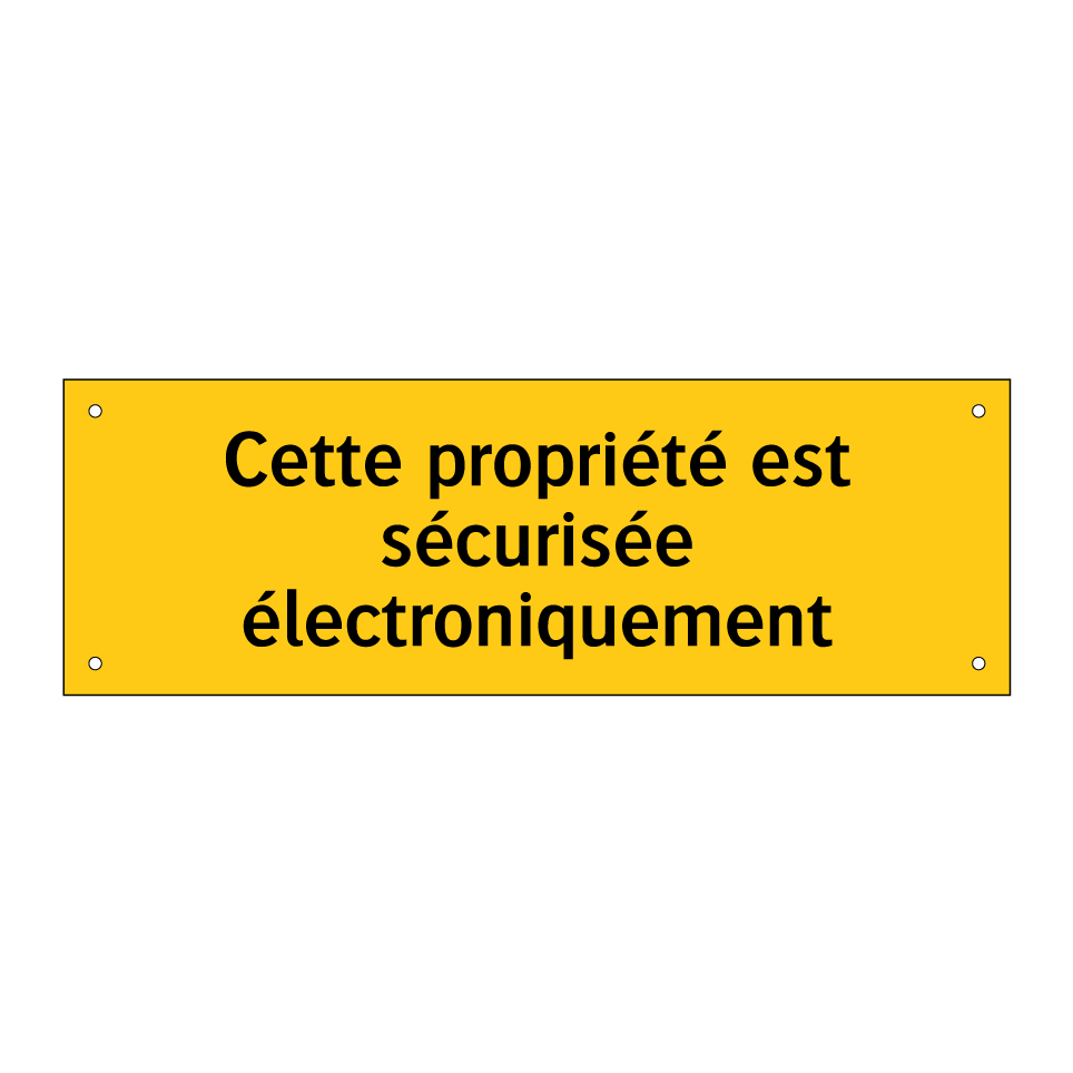 Cette propriété est sécurisée électroniquement