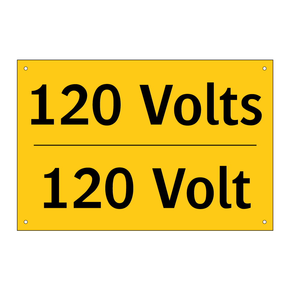 120 Volts - 120 Volt
