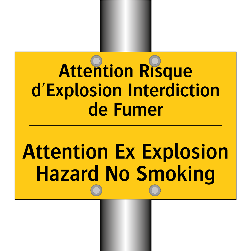 Attention Risque d'Explosion Interdiction /.../ - Attention Ex Explosion Hazard /.../