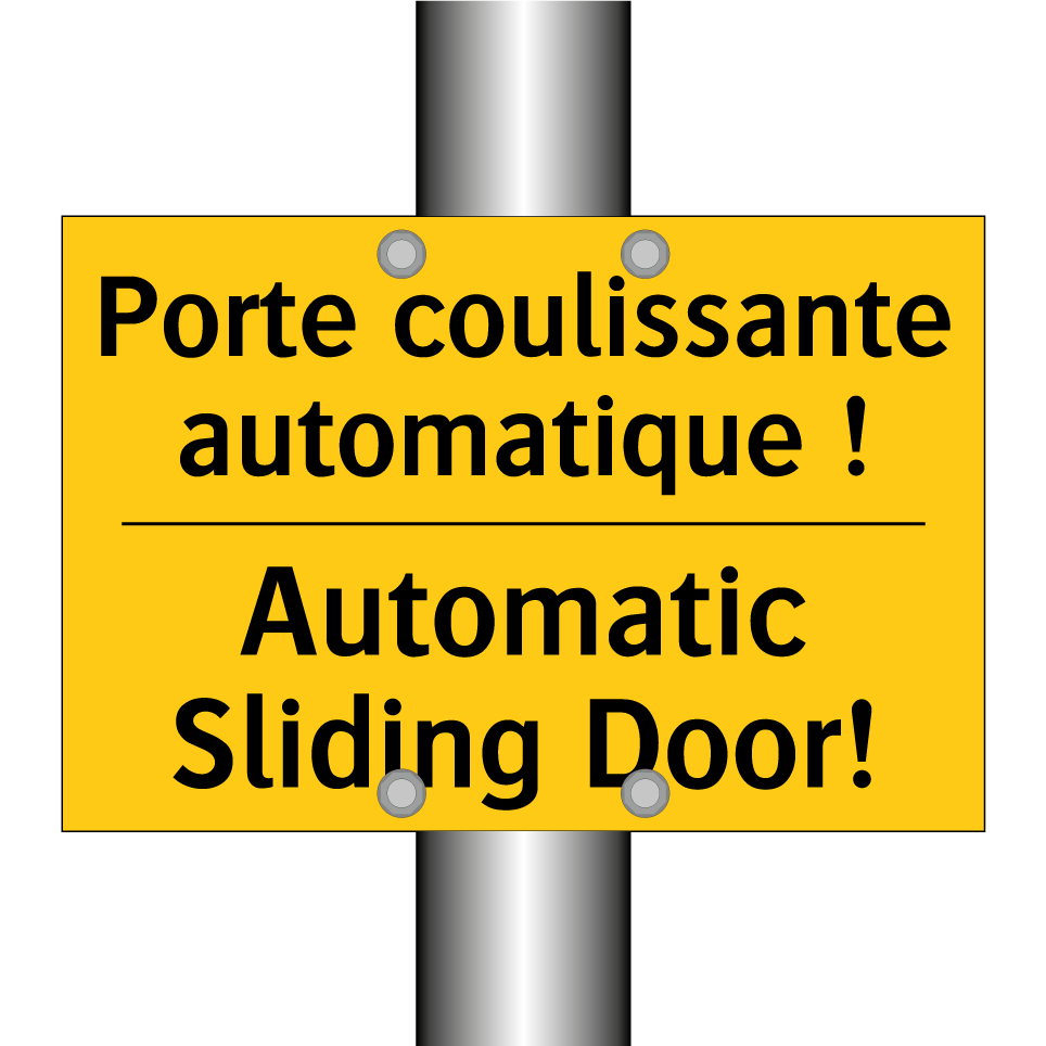 Porte coulissante automatique /.../ - Automatic Sliding Door!
