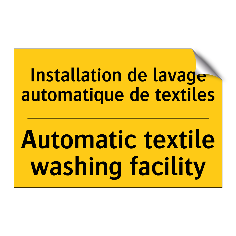 Installation de lavage automatique /.../ - Automatic textile washing facility /.../