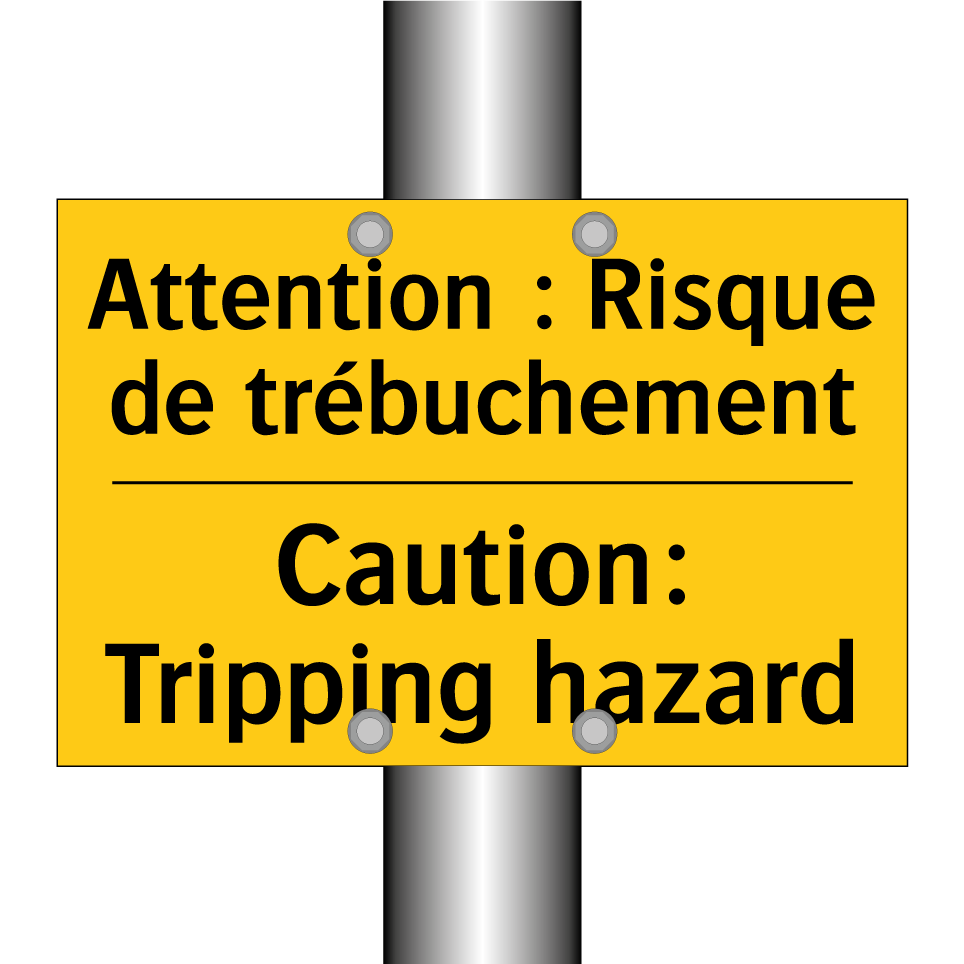 Attention : Risque de trébuchement /.../ - Caution: Tripping hazard