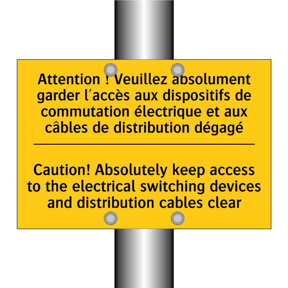 Attention ! Veuillez absolument /.../ - Caution! Absolutely keep access /.../