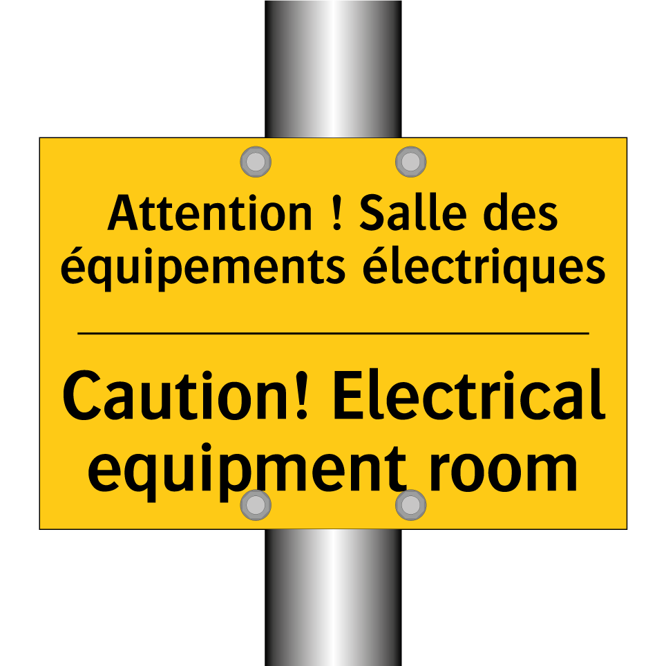 Attention ! Salle des équipements /.../ - Caution! Electrical equipment /.../