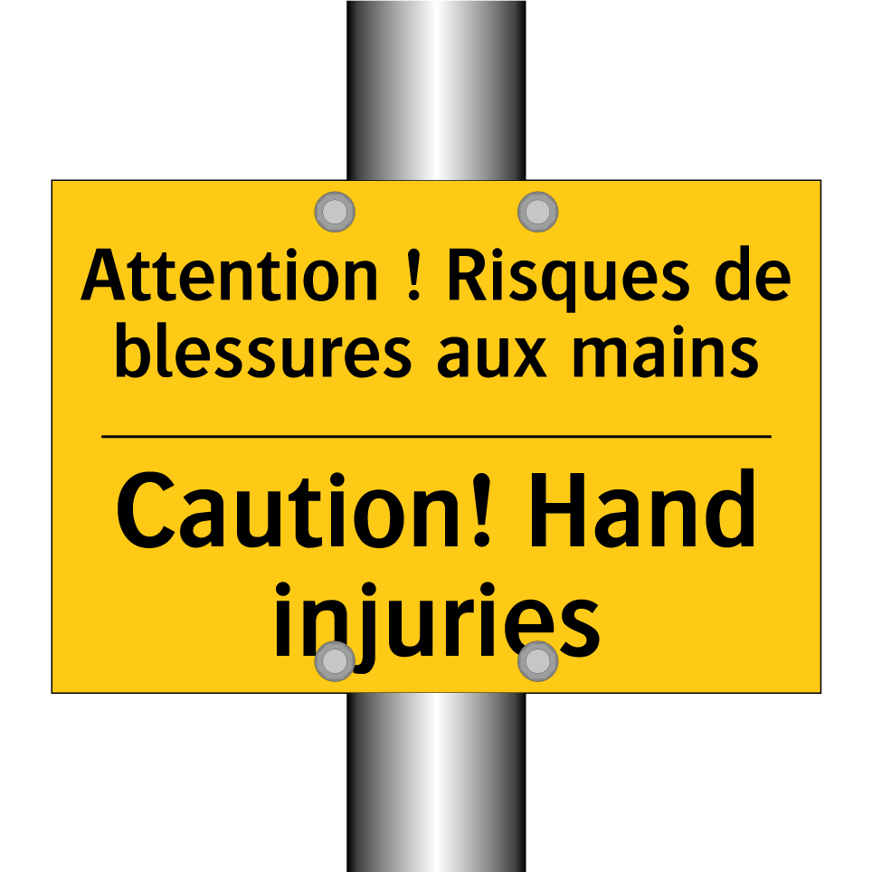 Attention ! Risques de blessures /.../ - Caution! Hand injuries