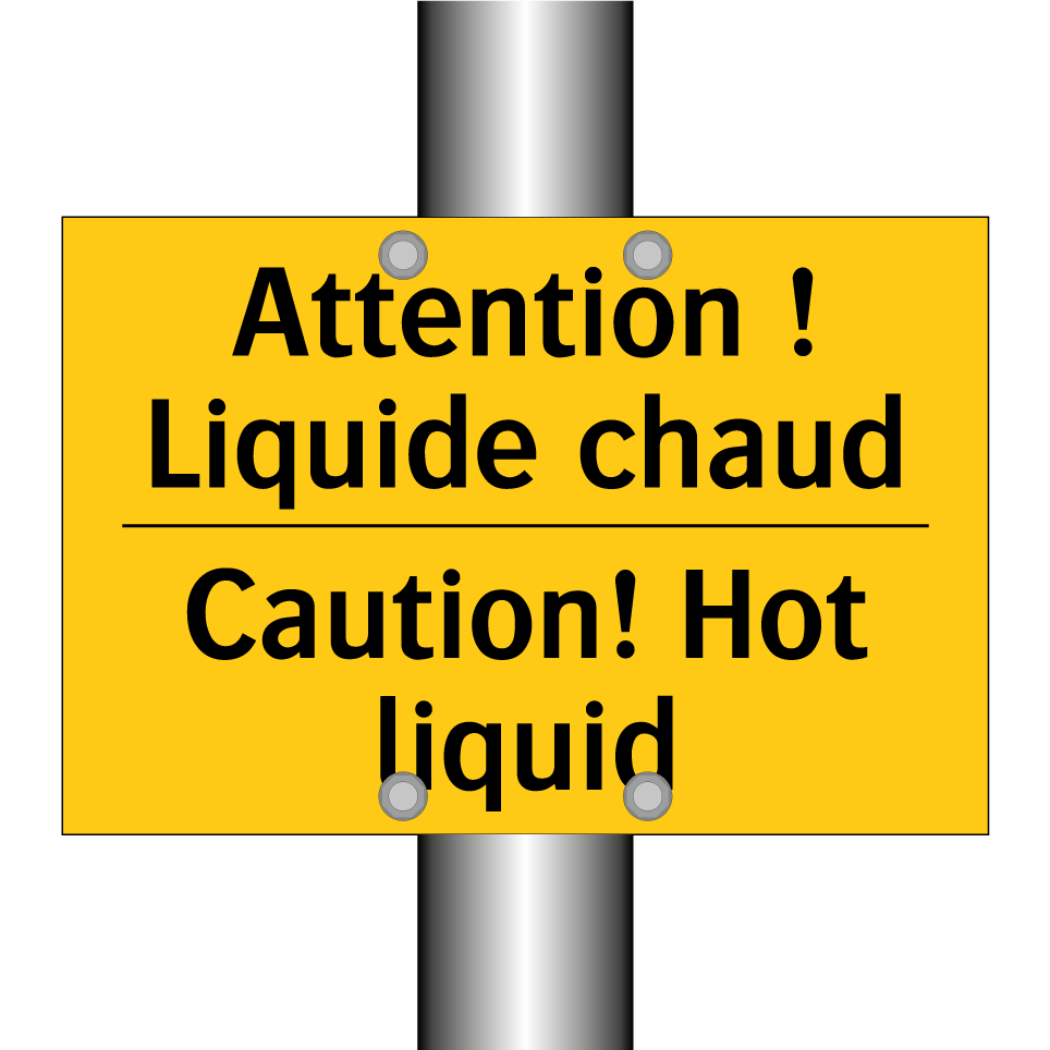 Attention ! Liquide chaud - Caution! Hot liquid