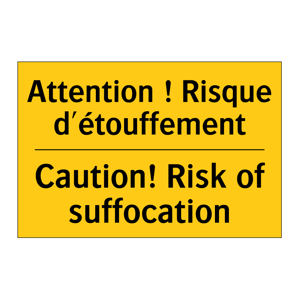 Attention ! Risque d'étouffement /.../ - Caution! Risk of suffocation