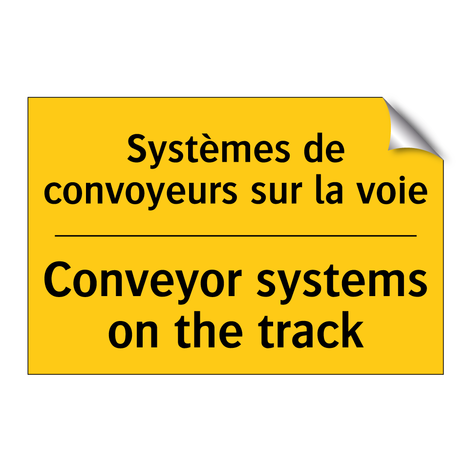 Systèmes de convoyeurs sur la /.../ - Conveyor systems on the track