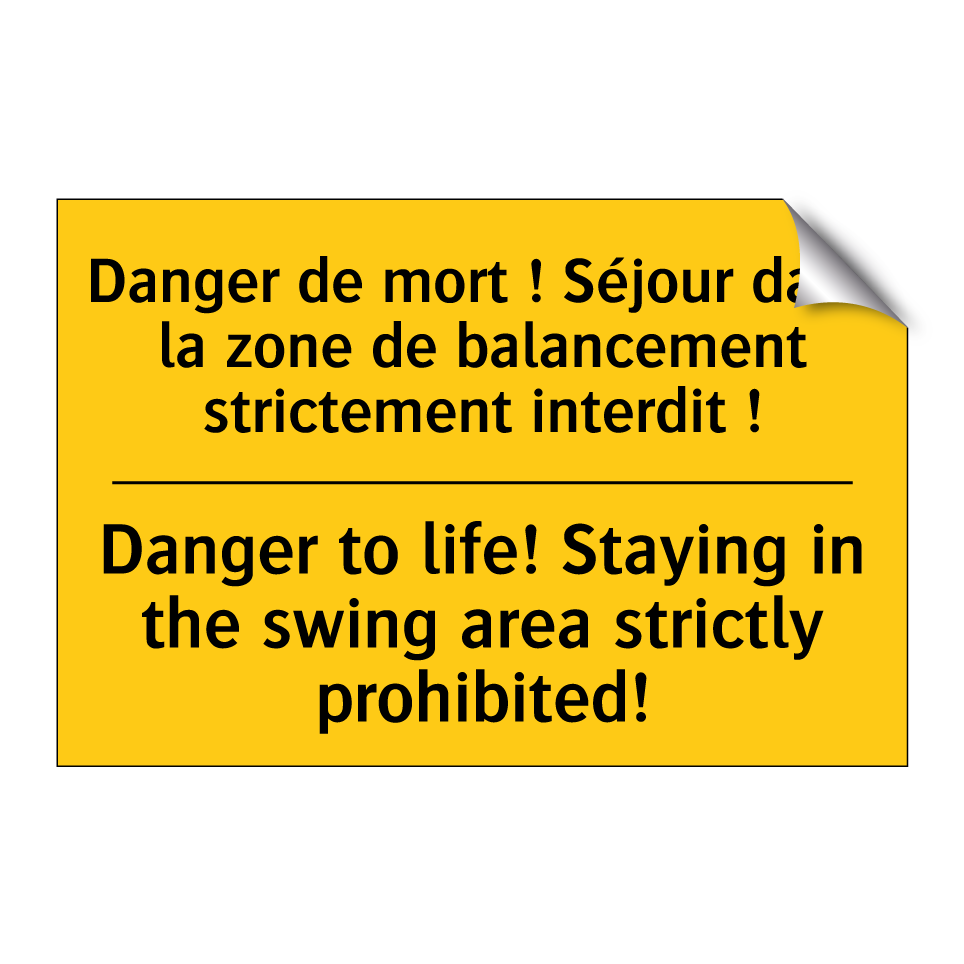 Danger de mort ! Séjour dans la /.../ - Danger to life! Staying in the /.../