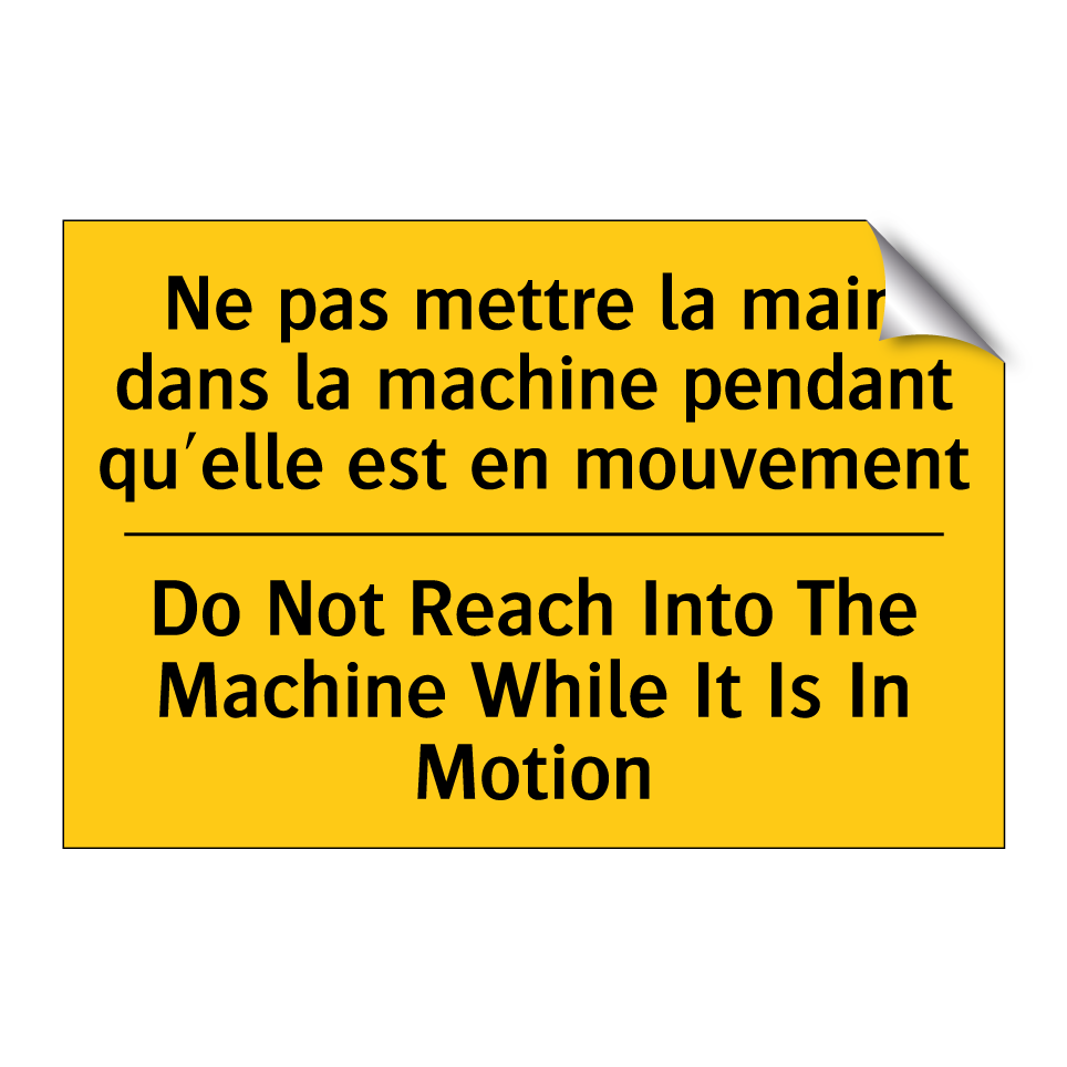 Ne pas mettre la main dans la /.../ - Do Not Reach Into The Machine /.../