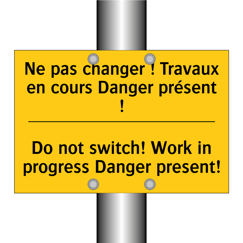 Ne pas changer ! Travaux en cours /.../ - Do not switch! Work in progress /.../