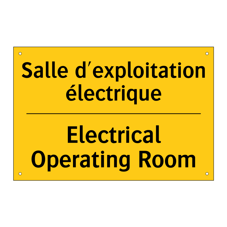 Salle d'exploitation électrique /.../ - Electrical Operating Room