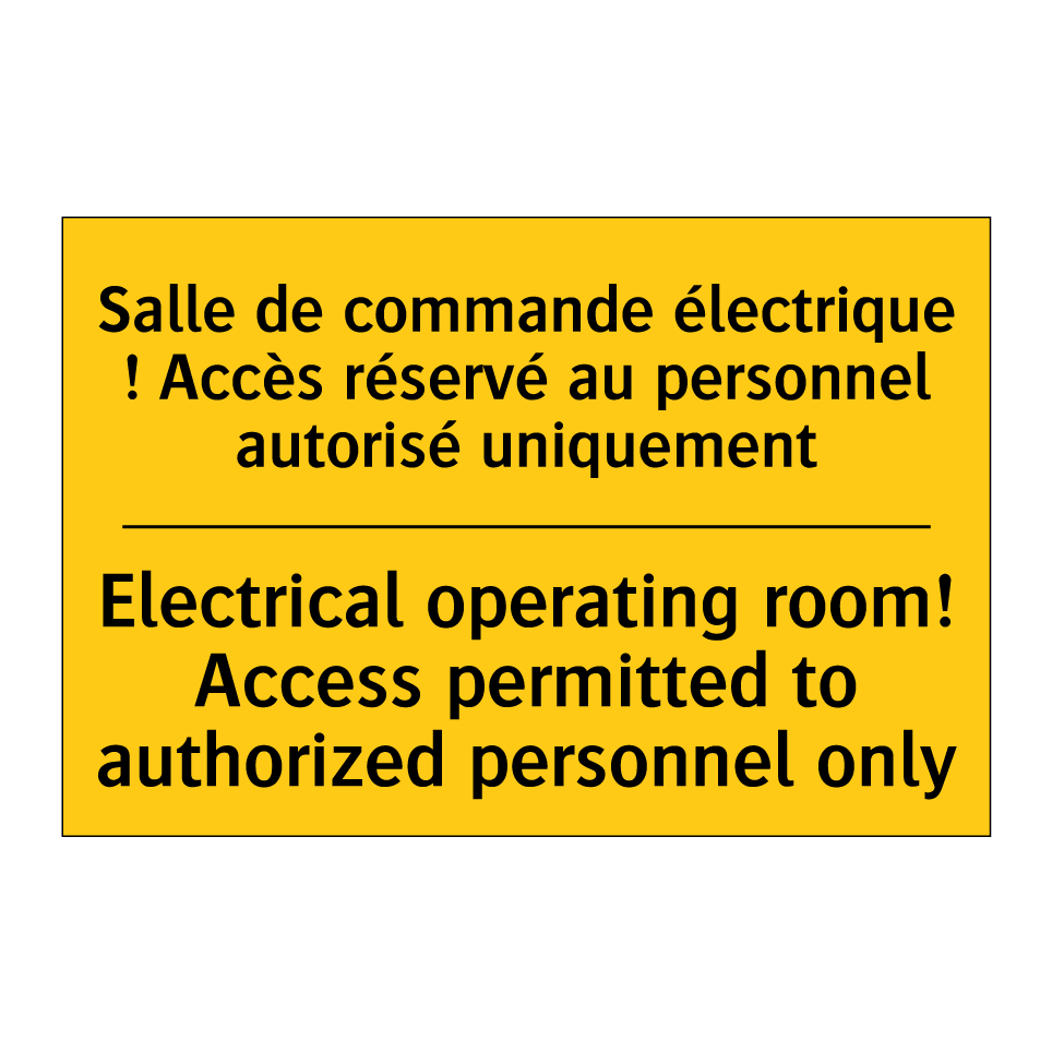 Salle de commande électrique ! /.../ - Electrical operating room! Access /.../