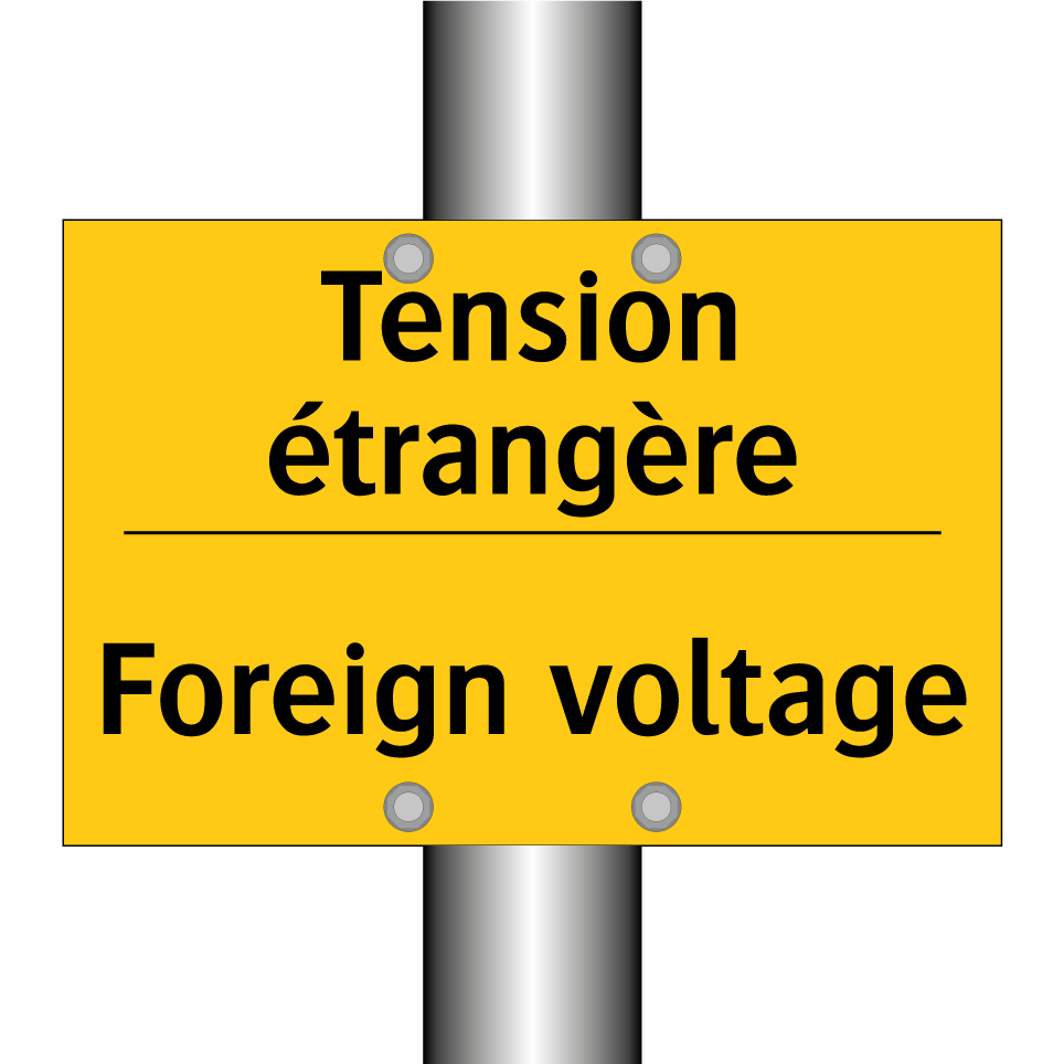 Tension étrangère - Foreign voltage