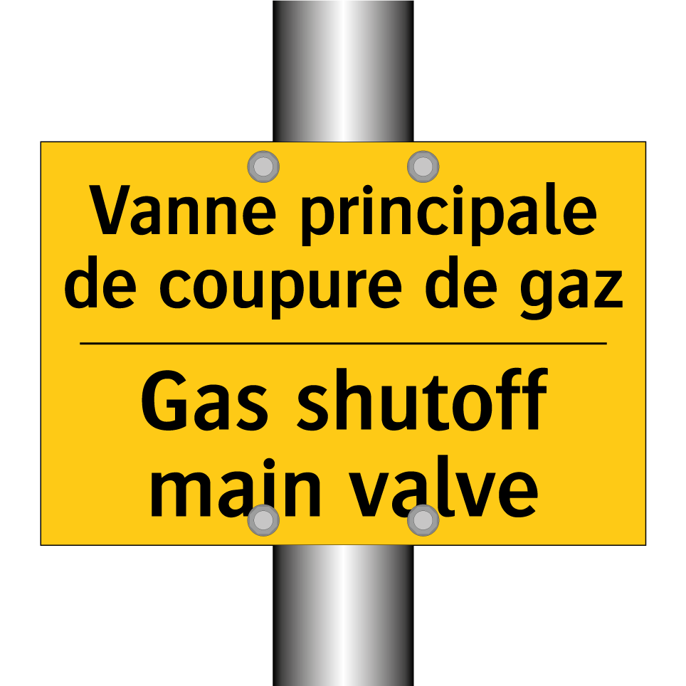 Vanne principale de coupure de /.../ - Gas shutoff main valve