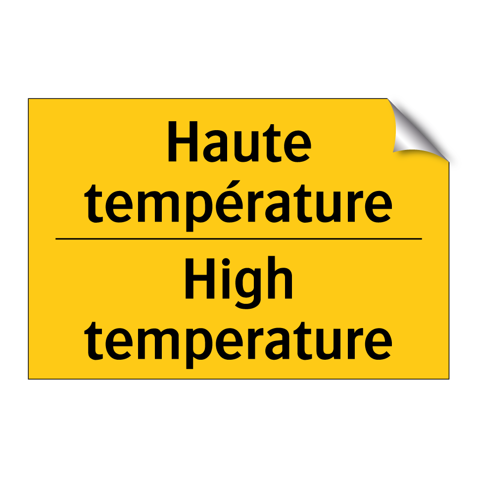 Haute température - High temperature