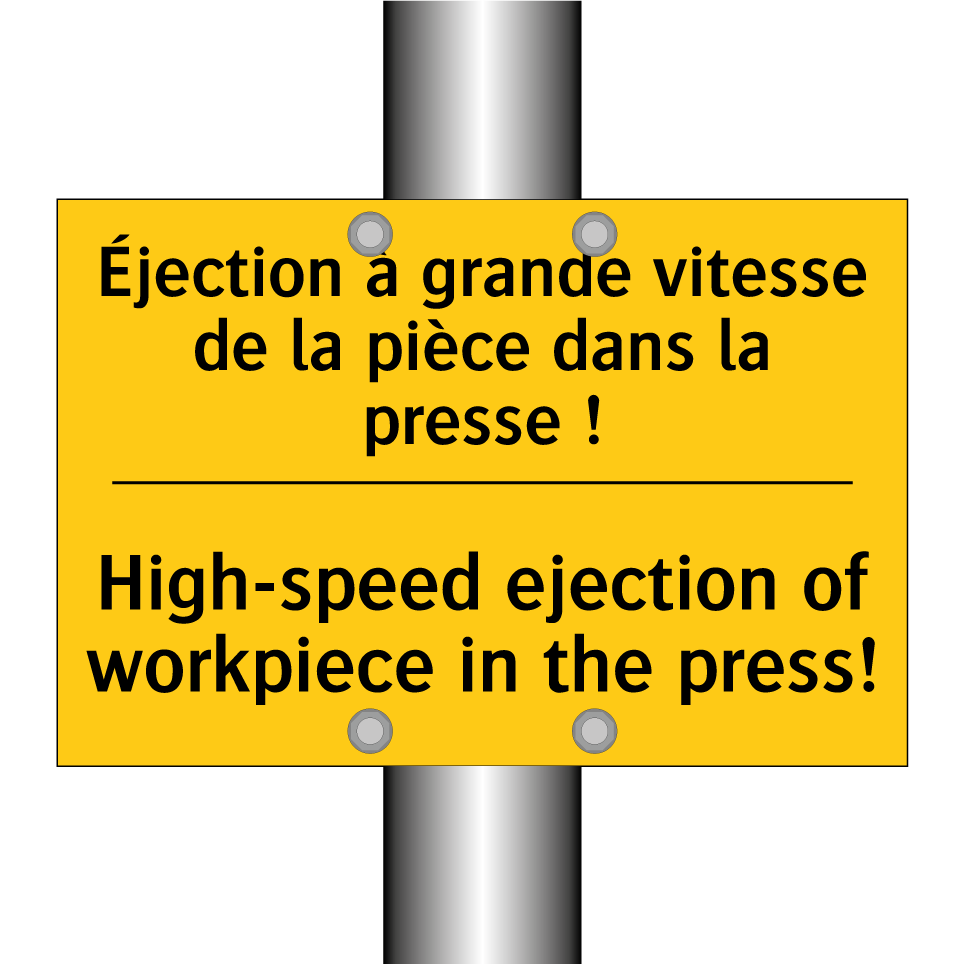 Éjection à grande vitesse de la /.../ - High-speed ejection of workpiece /.../