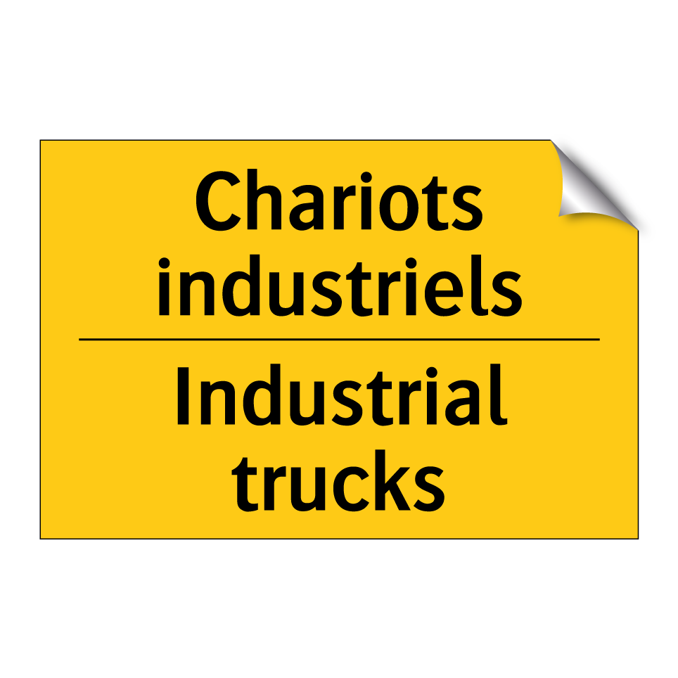 Chariots industriels - Industrial trucks