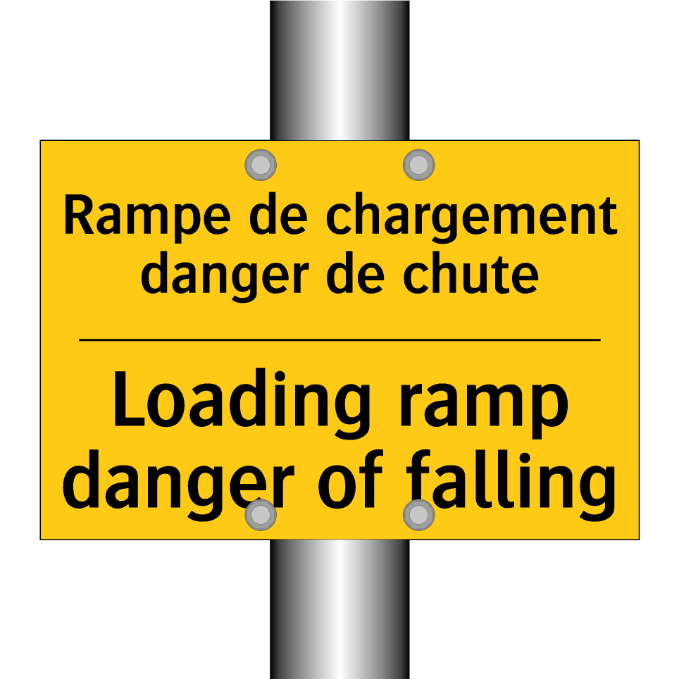 Rampe de chargement danger de /.../ - Loading ramp danger of falling