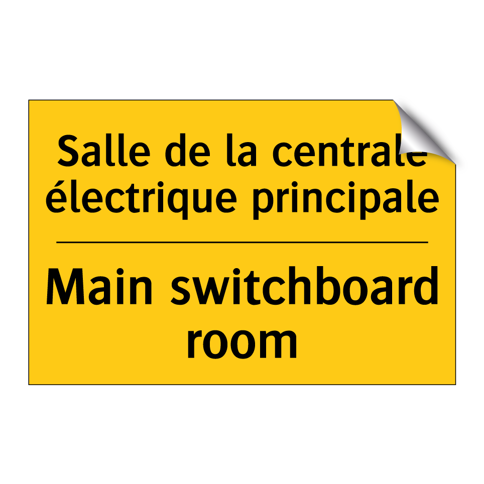 Salle de la centrale électrique /.../ - Main switchboard room
