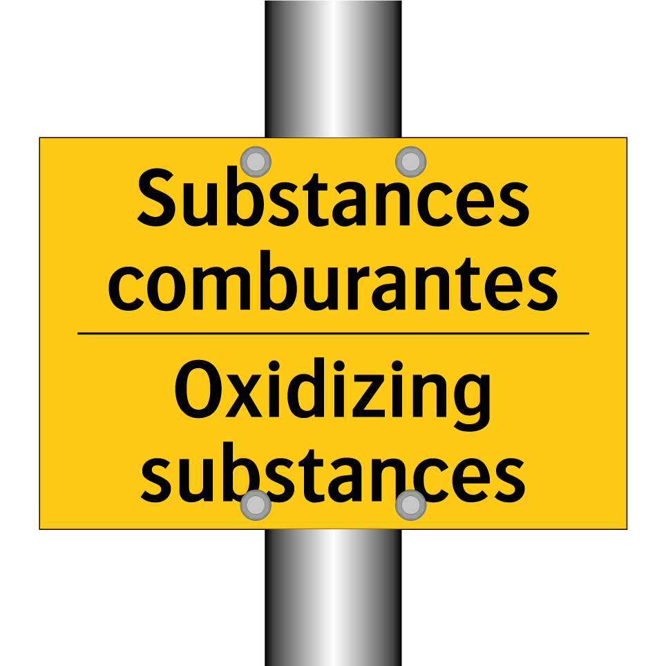 Substances comburantes - Oxidizing substances