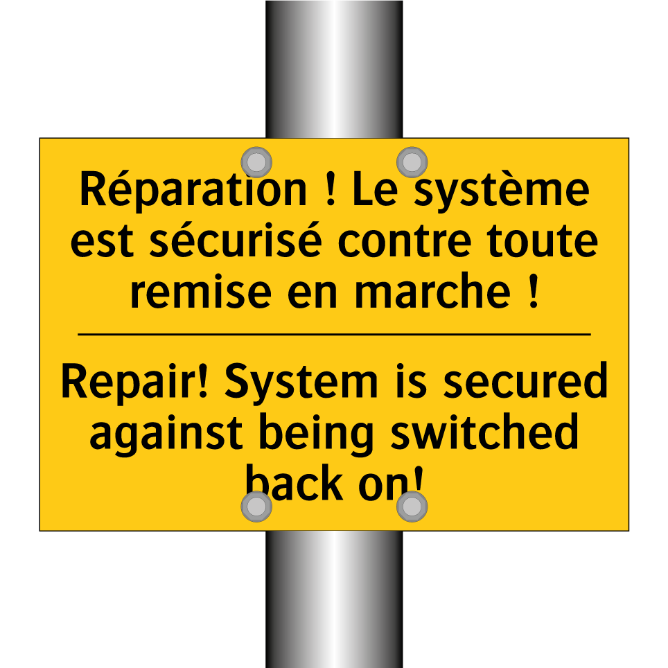 Réparation ! Le système est sécurisé /.../ - Repair! System is secured against /.../